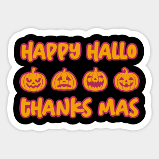 Happy Hallo Thanks Mas Sticker